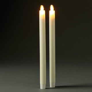 LIGHTLI MOVING FLAME INDOOR TAPERS 12.5", SET OF 3