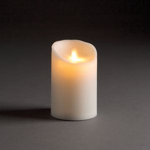 LIGHTLI MOVING FLAME OUTDOOR PILLAR 3.5" x 5"