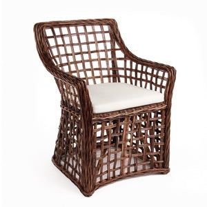 NORMANDY OPEN WEAVE ARM CHAIR