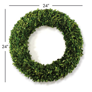 BOXWOOD WREATH 24"