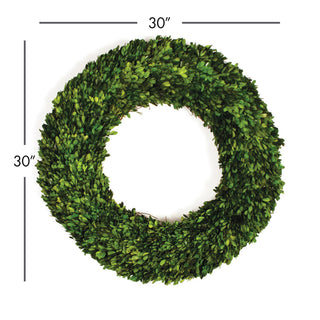 BOXWOOD WREATH 30"