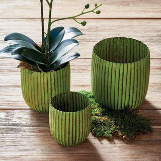TERRACE TALL CACHEPOTS, SET OF 3
