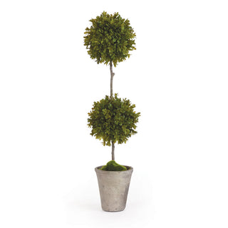 BARCLAY BUTERA FAUX BOXWOOD TOPIARY POTTED 25"