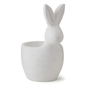WHITE RABBIT CACHEPOT 9"