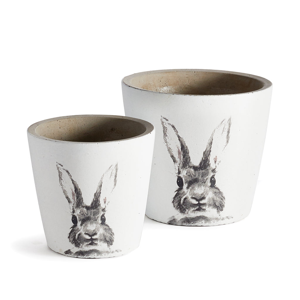 RABBIT POTS, SET OF 2 – Napa Home & Garden