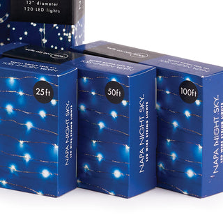 NAPA NIGHT SKY LED WIRE STRING LIGHTS, 50'