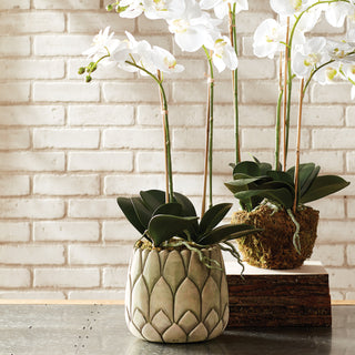 WEATHERED GARDEN ARTICHOKE POT LARGE