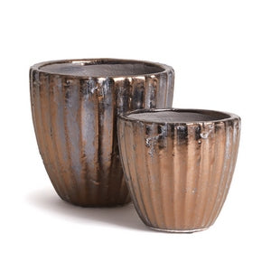 LAYLA TAPERED POTS, SET OF 2