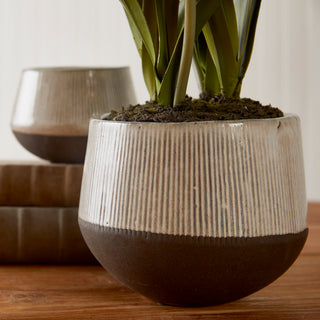 EZRA POTS, SET OF 2