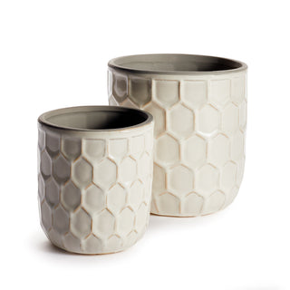 HIVE POTS, SET OF 2