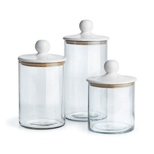 PETALUMA CANISTERS, SET OF 3