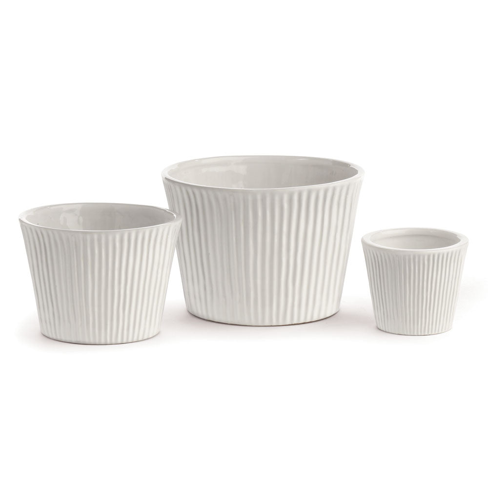 SINCLAIR CACHEPOTS, SET OF 3 – Napa Home & Garden