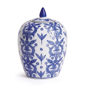 BARCLAY BUTERA DYNASTY CHINOISERIE LIDDED JAR