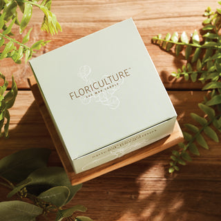 FLORICULTURE SOY WAX CANDLE, WHITE PEONY