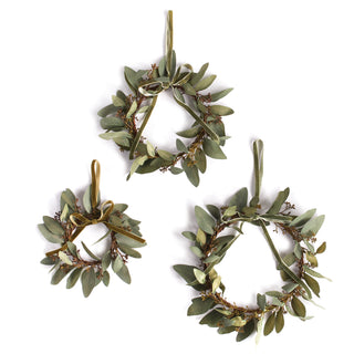EUCALYPTUS WREATHS, SET OF 3