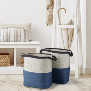AYDEN BASKETS WITH HANDLES, SET OF 2