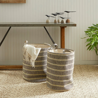 MARLEIGH ROUND BASKETS, SET OF 2