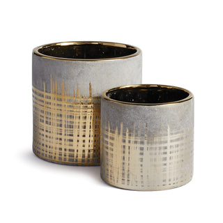 KAMBIA CACHEPOTS, SET OF 2
