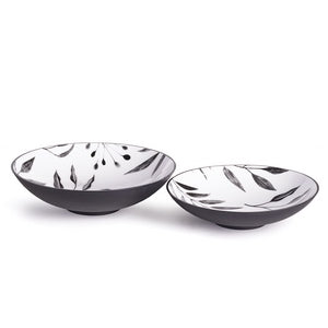 LEAF SERVING BOWLS, SET OF 2
