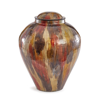 CARNELIAN LIDDED URN SMALL