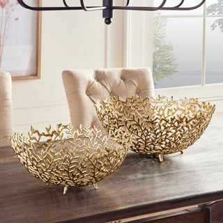 CELINE DECORATIVE BOWLS, SET OF 2