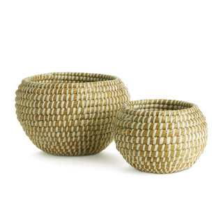 RIVERGRASS PLANT BASKETS, SET OF 2