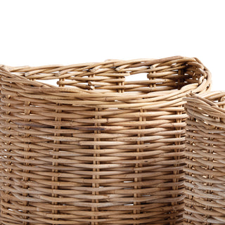 NORMANDY DEMILUNE BASKETS, SET OF 2