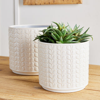 GABLE POTS, SET OF 2