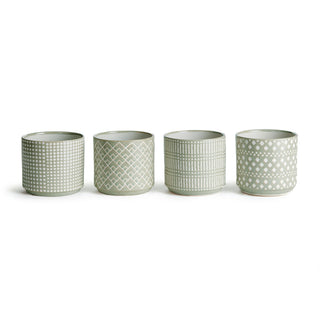 CHASE POTS, SET OF 4