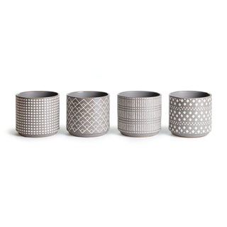 CHASE POTS, SET OF 4