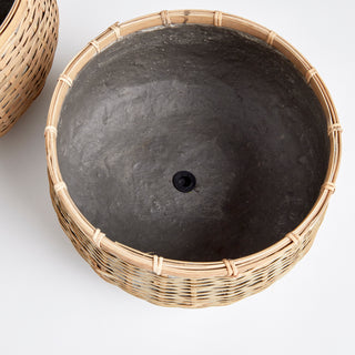 WOVENSHIRE LOW BOWLS, SET OF 2