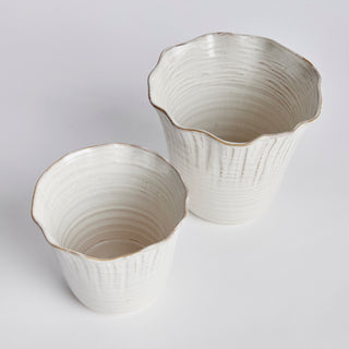NATURA POTS, SET OF 2