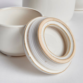 JOANNE DECORATIVE LIDDED JARS, SET OF 3