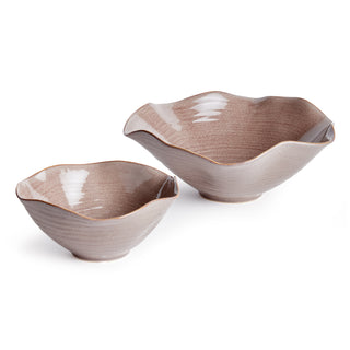 RIVO DECORATIVE BOWLS, SET OF 2