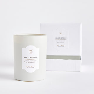 ESTATE SOY WAX CANDLE HEARTHSTONE