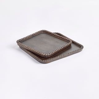 LANGLEY SQUARE TRAYS, SET OF 2
