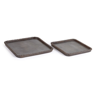 LANGLEY SQUARE TRAYS, SET OF 2