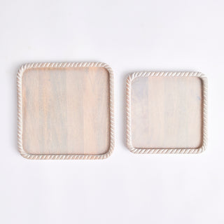 LANGLEY SQUARE TRAYS, SET OF 2