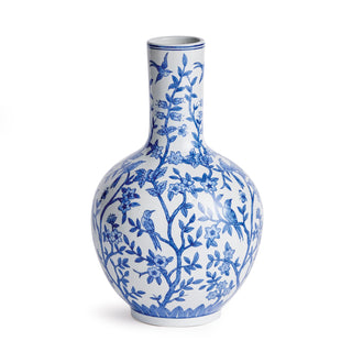 BARCLAY BUTERA DYNASTY BLUE BIRD VASE