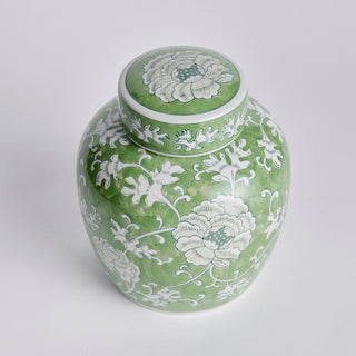 IMPERIAL LOTUS LIDDED JAR
