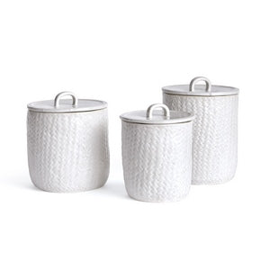 CORINNE CANISTERS, SET OF 3