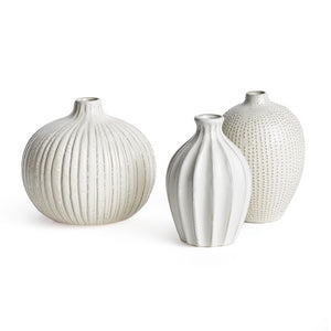 MARYL BUD VASES, SET OF 3