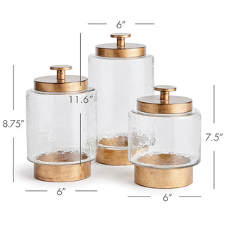 BRAIDEN CANISTERS, SET OF 3