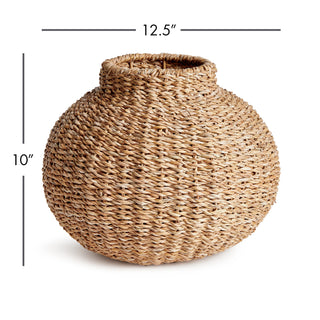 SEAGRASS ROUND VASE