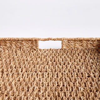 SEAGRASS RECTANGULAR TRAYS, SET OF 2