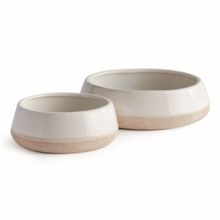 LEONA DECORATIVE BOWLS, SET OF 2