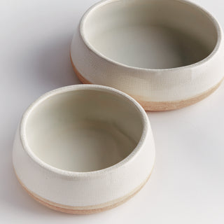 LEONA DECORATIVE BOWLS, SET OF 2