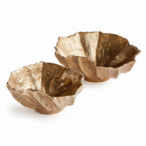 OSTRA DECORATIVE BOWLS, SET OF 2