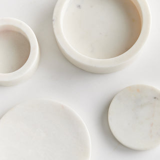 AMANI ROUND LIDDED BOXES, SET OF 2