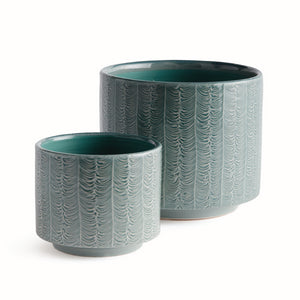 CORTINA POTS, SET OF 2